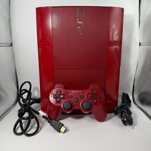 Playstation super slim - playstation, rossa