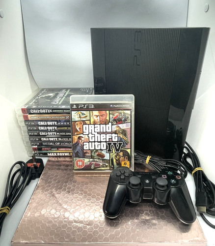 Sony playstation super slim - playstation, 3